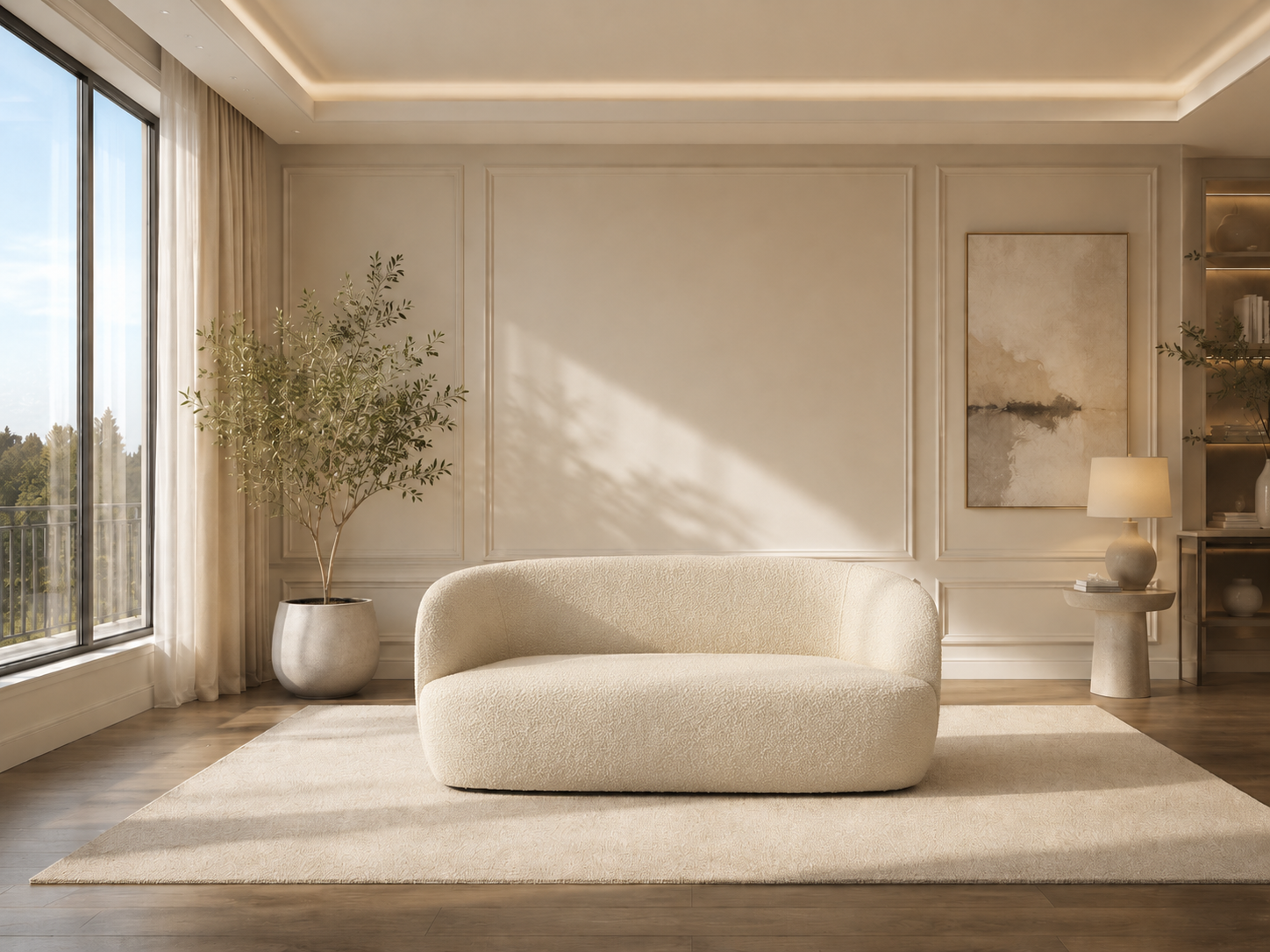 Orsay Curved Loveseat