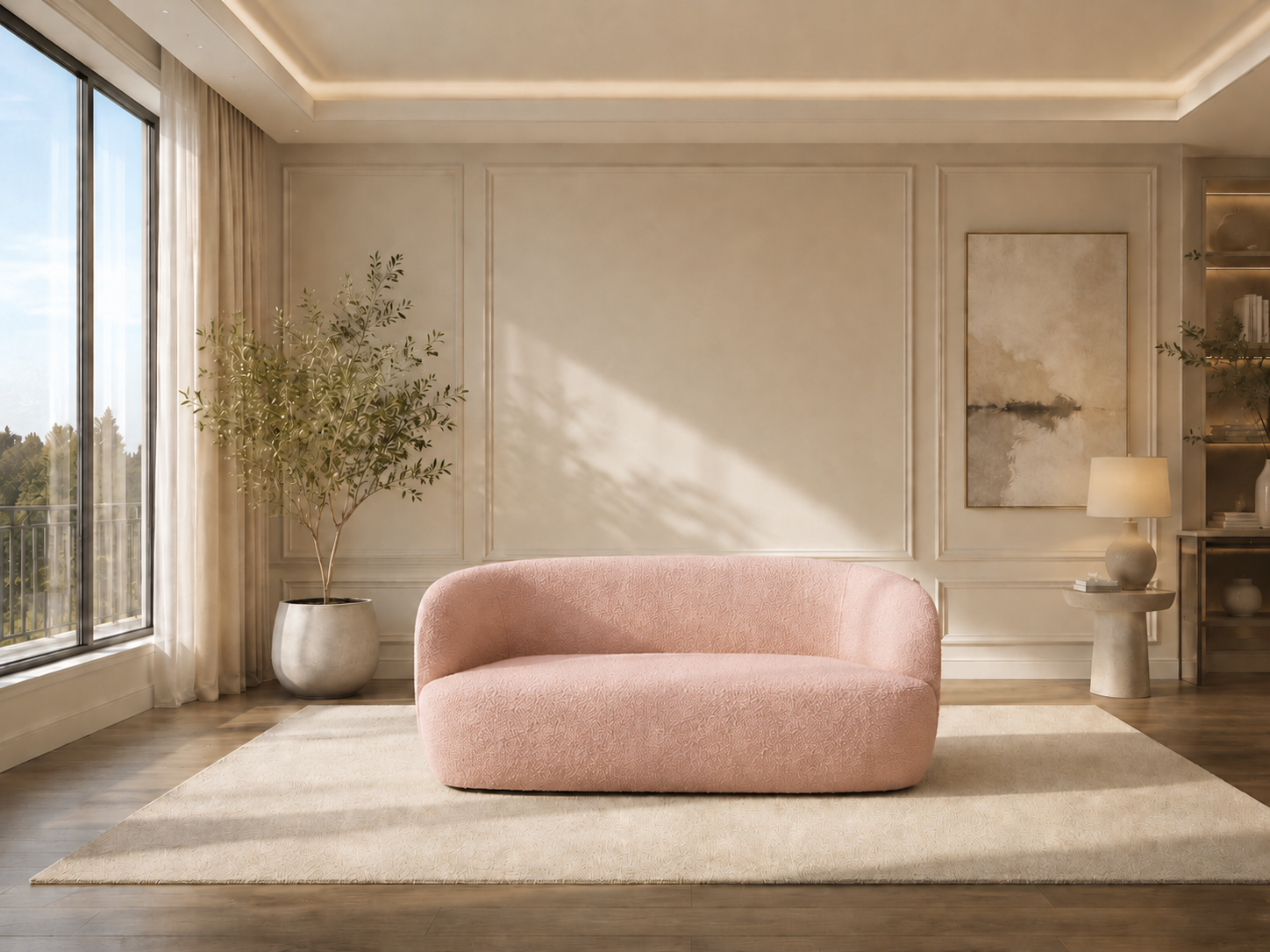 Orsay Curved Loveseat