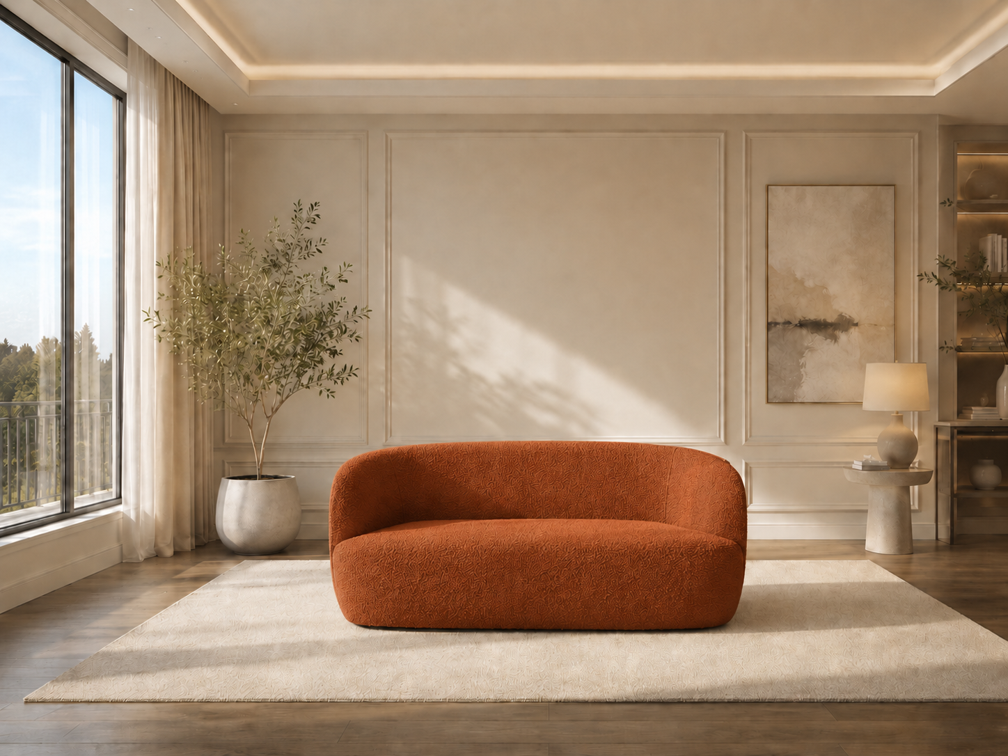 Orsay Curved Loveseat
