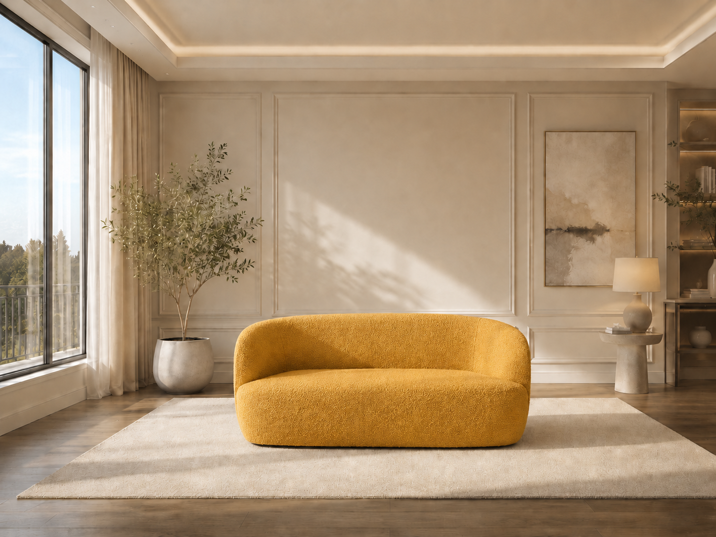 Orsay Curved Loveseat