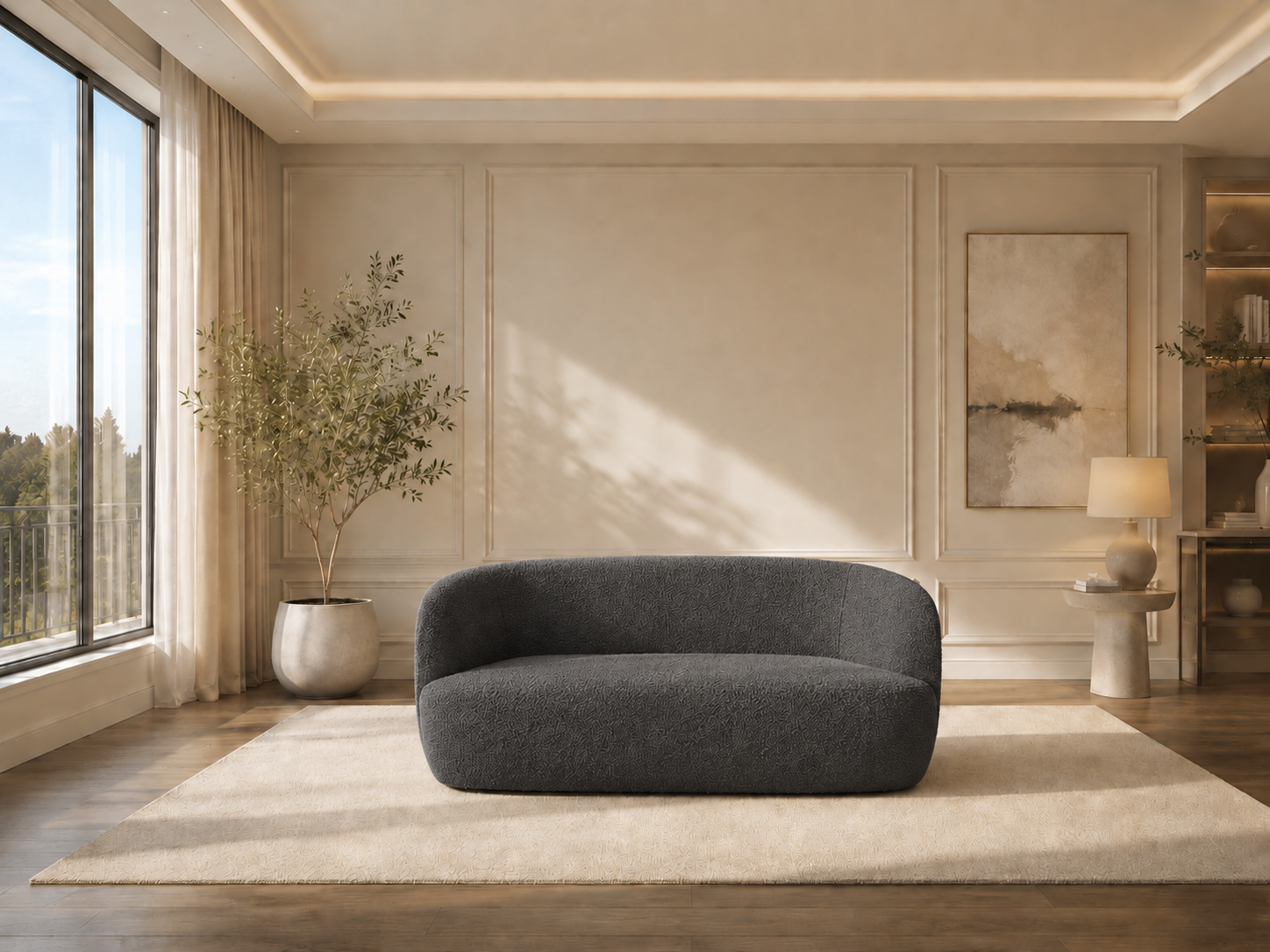 Orsay Curved Loveseat