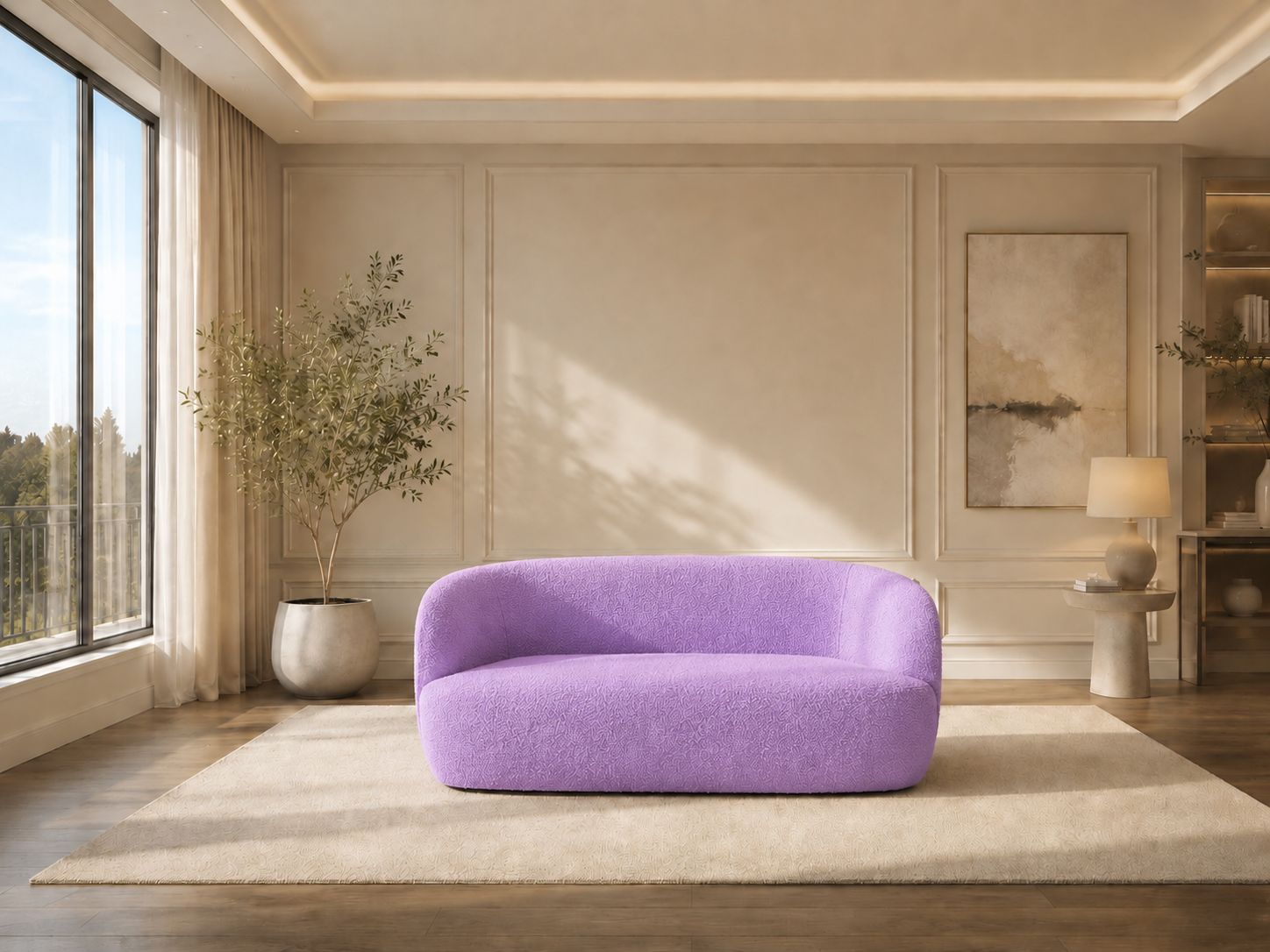 Orsay Curved Loveseat
